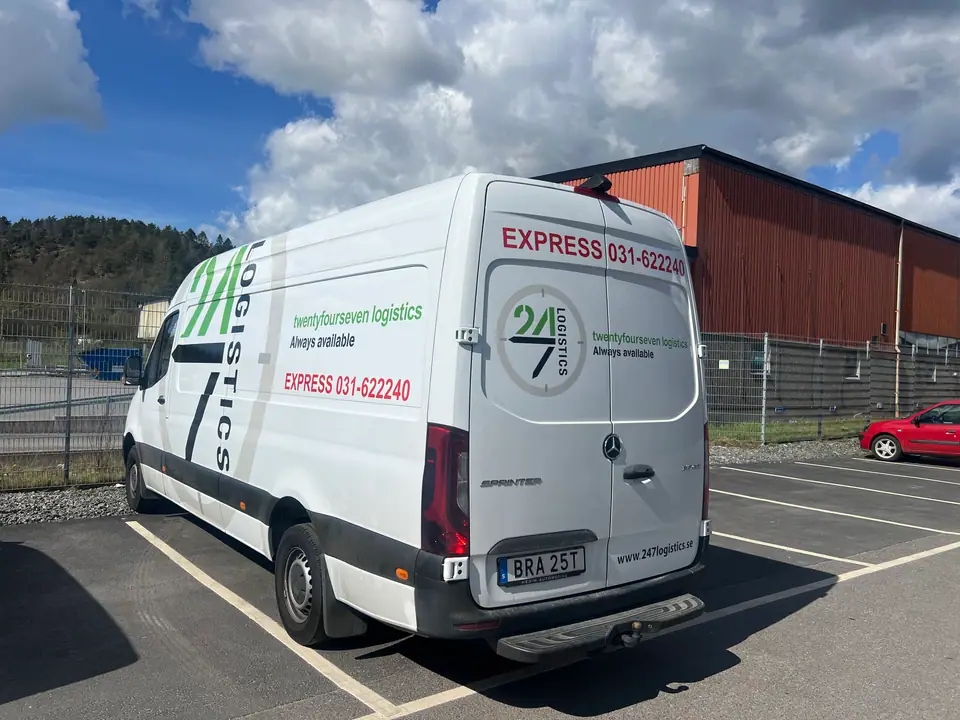 247 skåpbil fordonsdekor