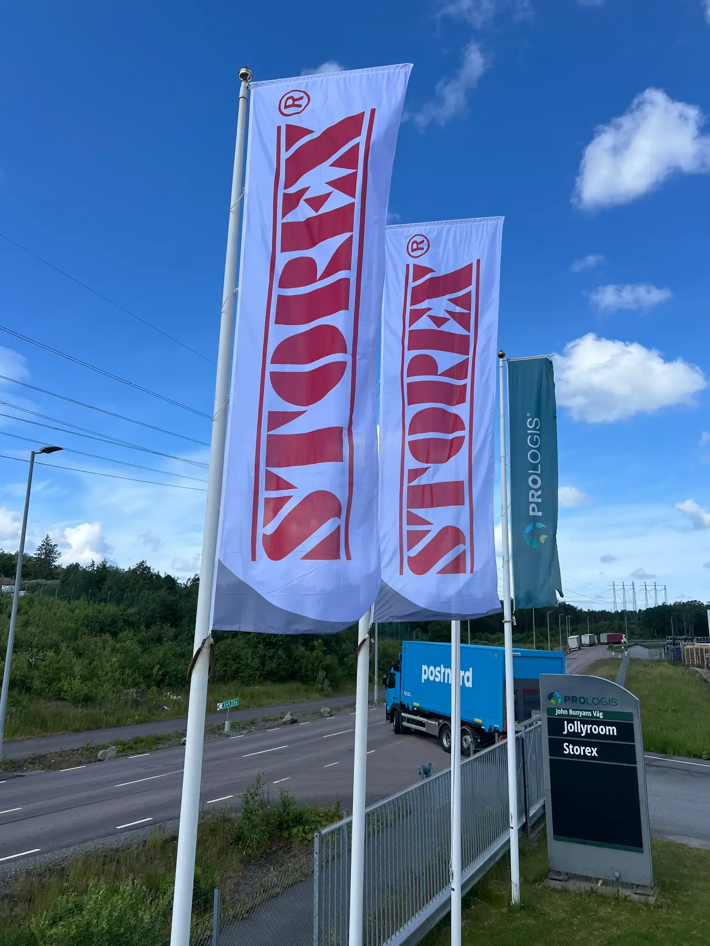 Storex företagsflaggor