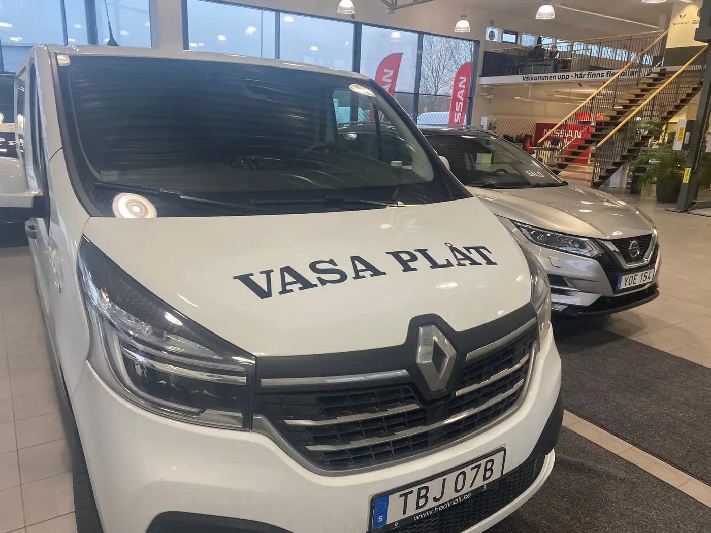Vasa Plåt fordonsdekor huv