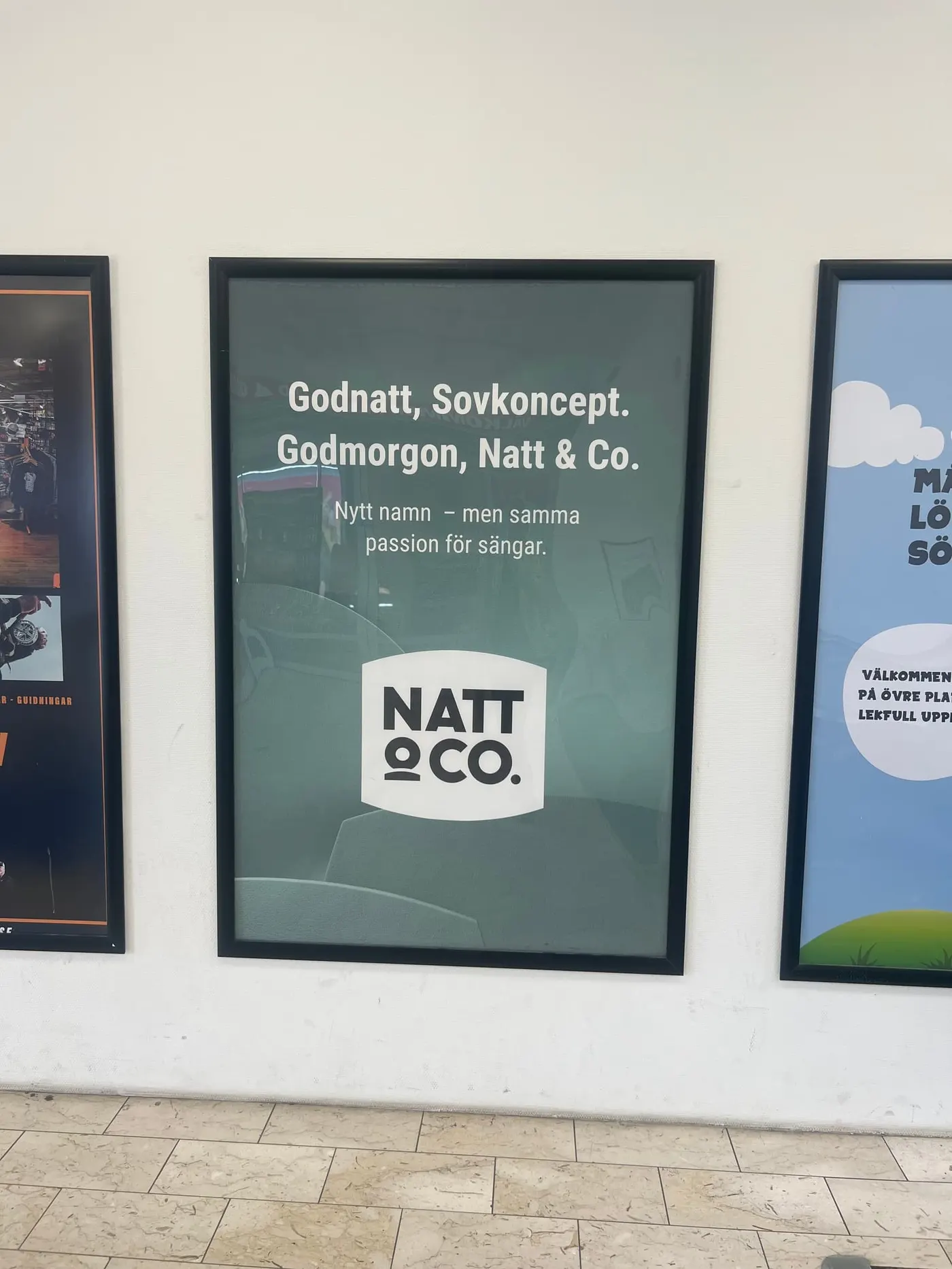Inramade affischer för Natt & Co